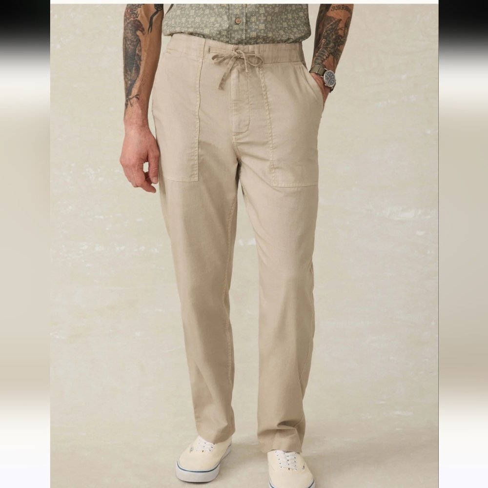 Faherty Dune Utility Pant - Sandy‎ Dusk